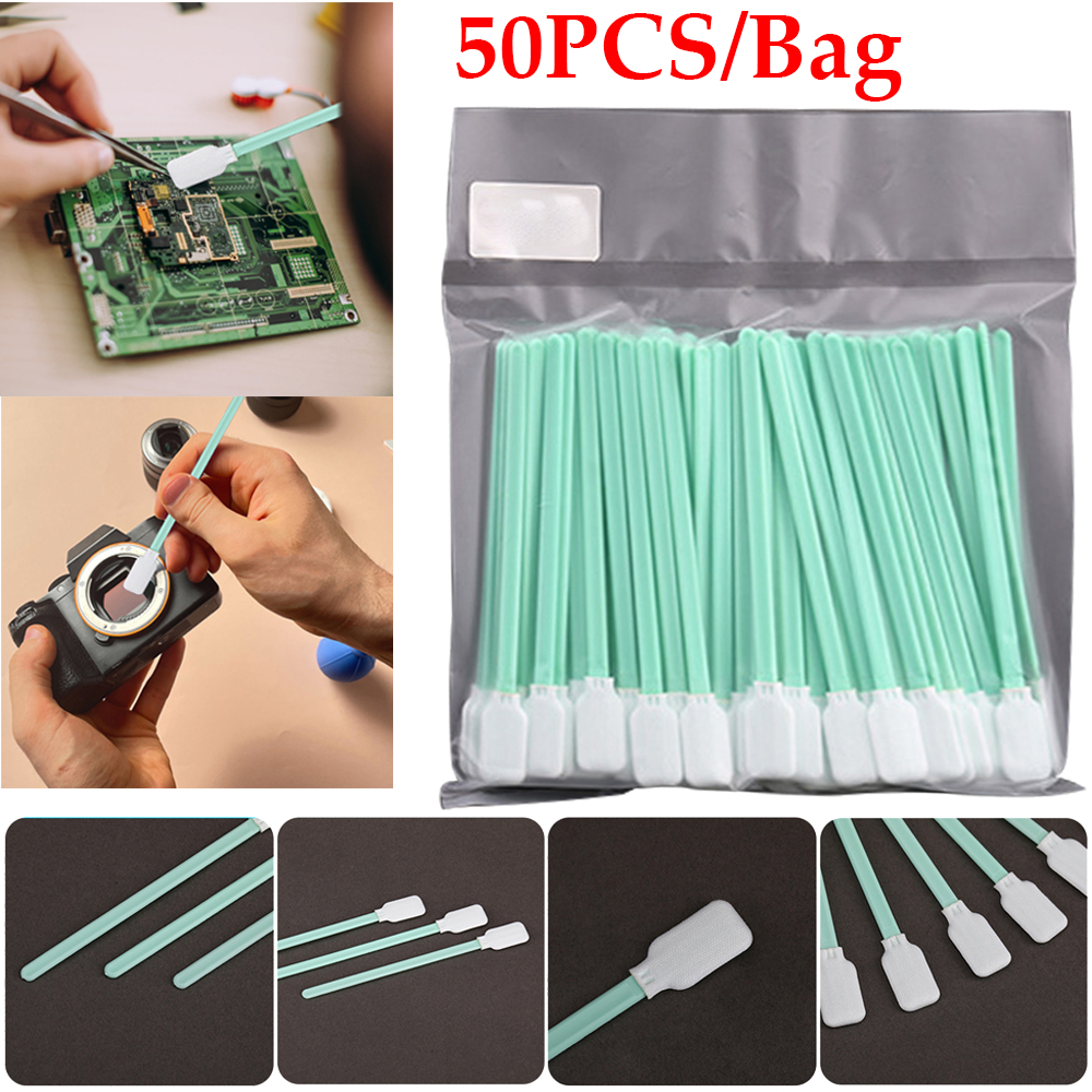Industrial Laser Cleaning - 50Pcs/1Bag Industry Cotton Swab Polyester Sponge