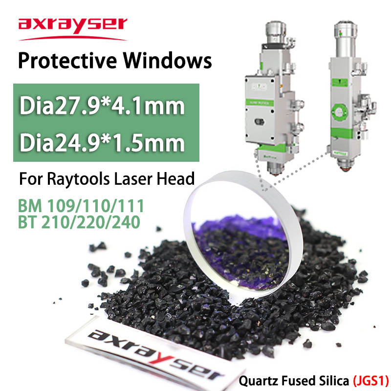 Industrial Fiber Laser - Protective Windows Raytools Lens Dia27.9x4.1 /