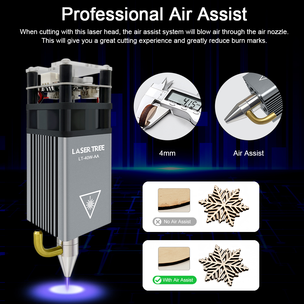 LASER TREE 5W Air Assist Metal - Industrial Laser Engraver 리뷰 및 가격