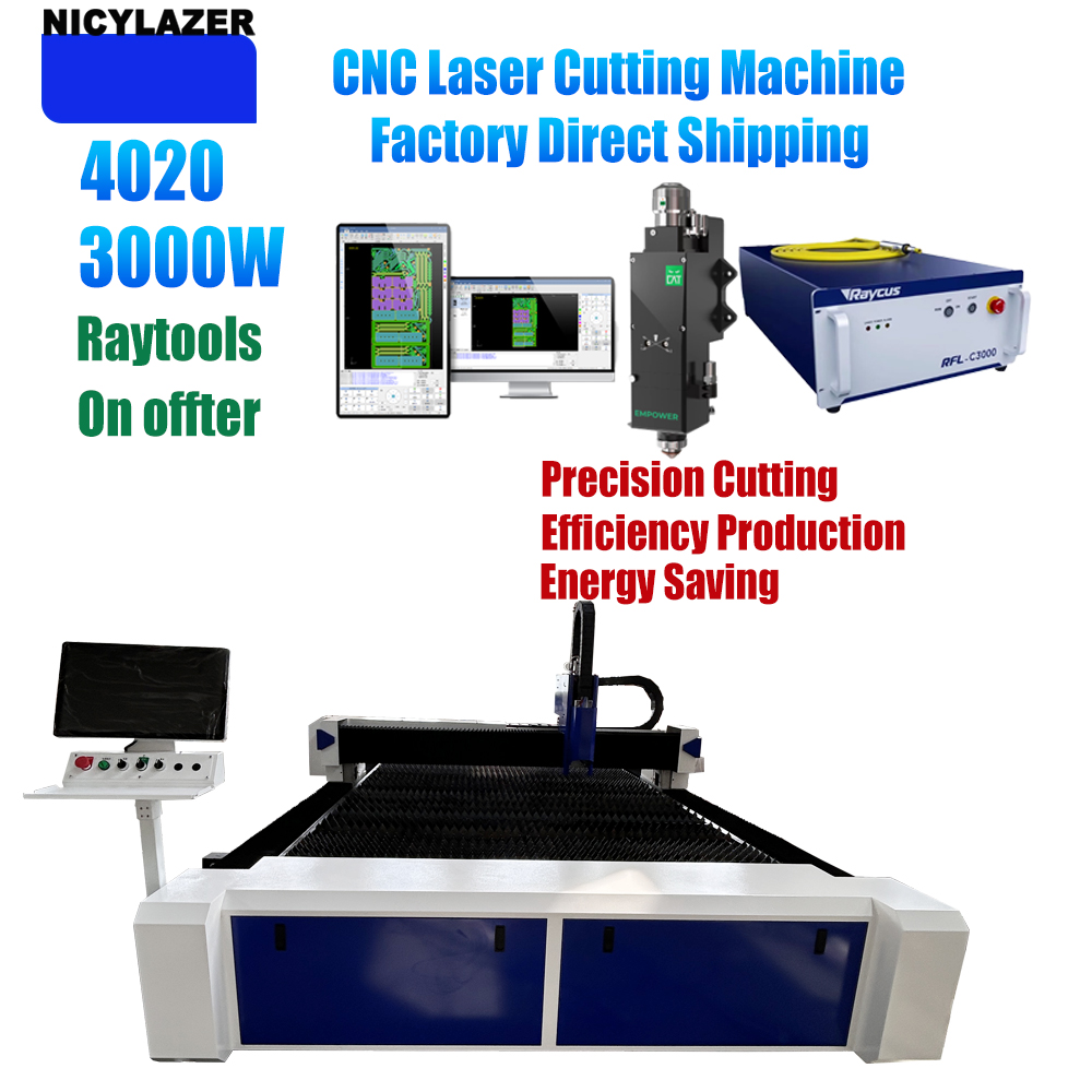 NICYLAZER CNC 3000W 4020 Fiber - Industrial Fiber Laser Cutting Machine 리뷰 및 가격