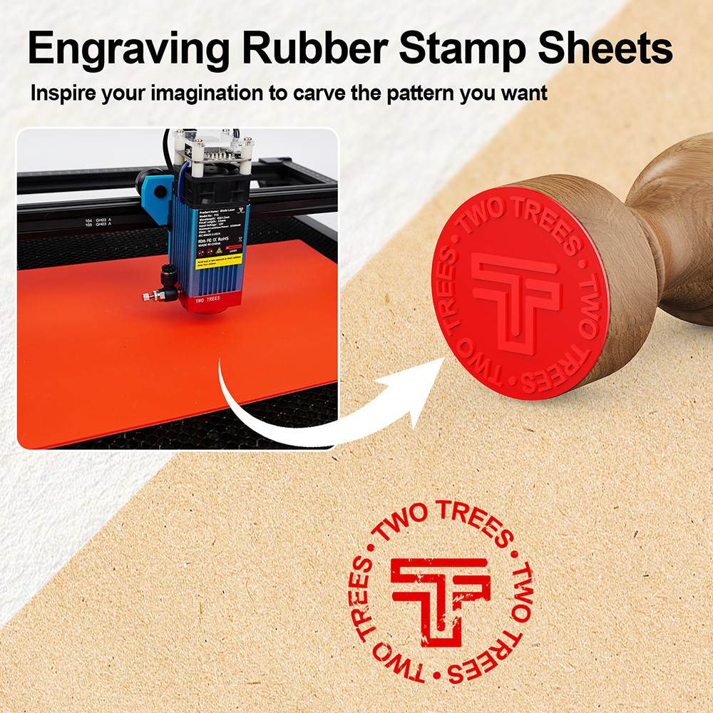 TwoTrees Laser Engraver Rubber - Co2 Laser Engraving Machine 리뷰 및 가격