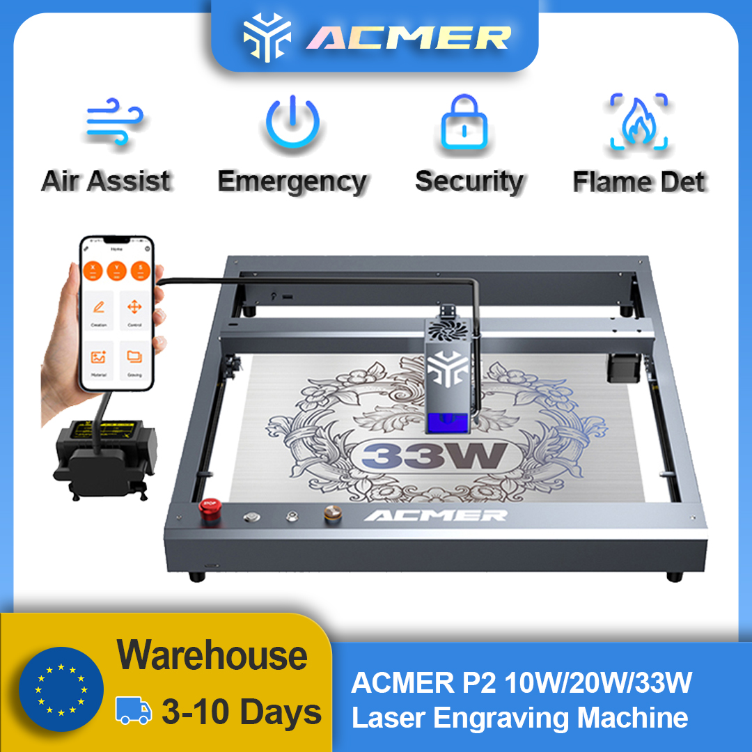 ACMER P2 Laser Engraver 33W 20 - Industrial Laser Engraver 리뷰 및 가격