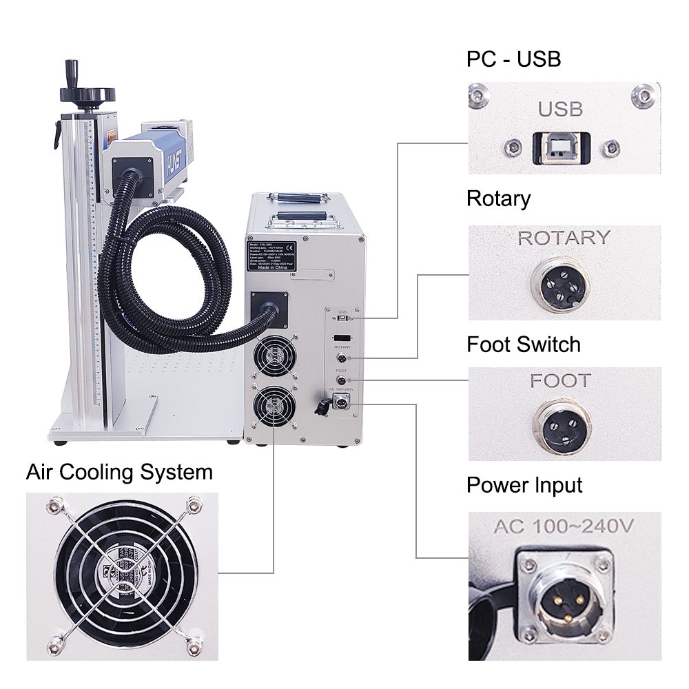 Hunst 50W 30W Fiber Laser Mark - Industrial Fiber Laser 리뷰 및 가격
