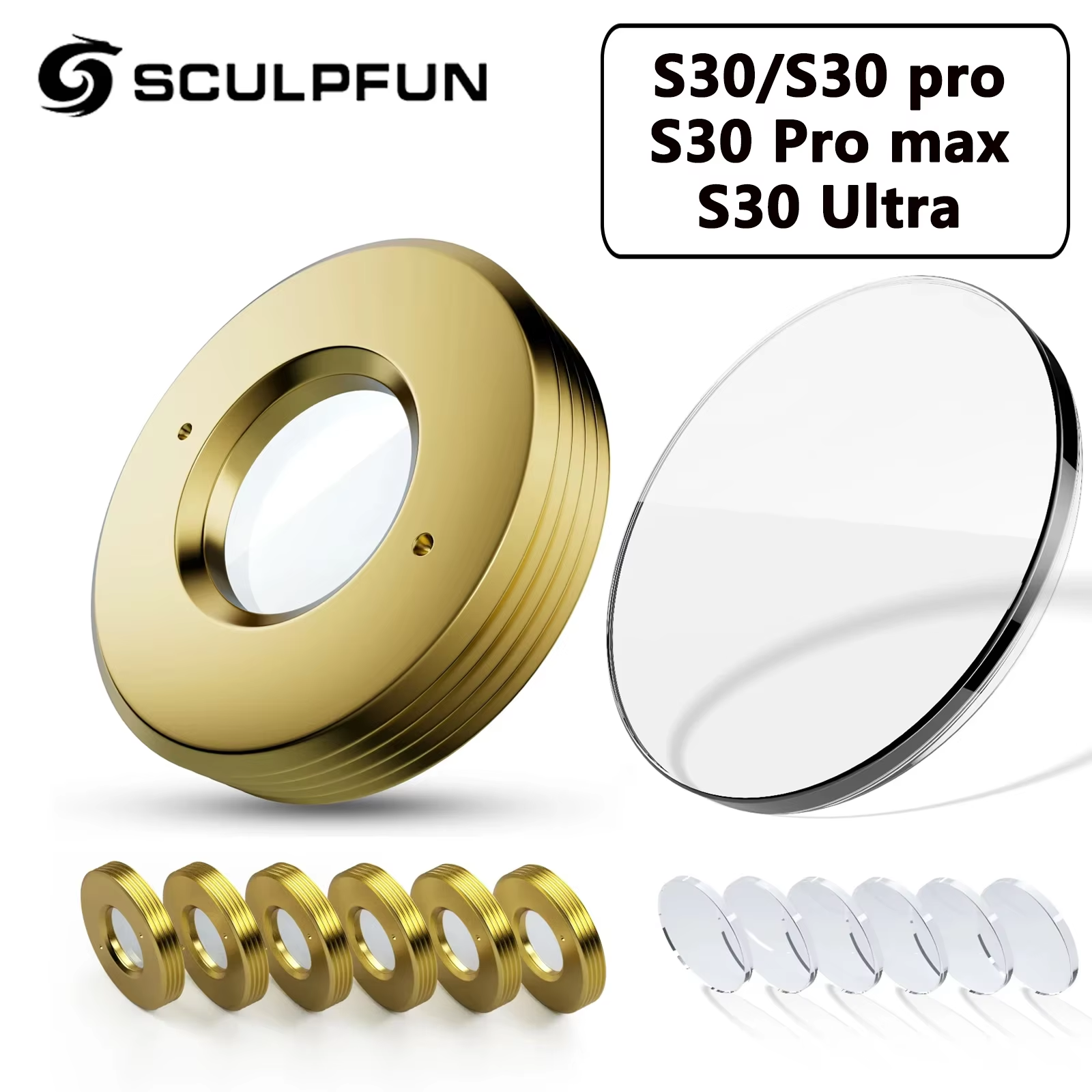 SCULPFUN 6pcs Laser Lens for S - Industrial Laser Engraver 리뷰 및 가격
