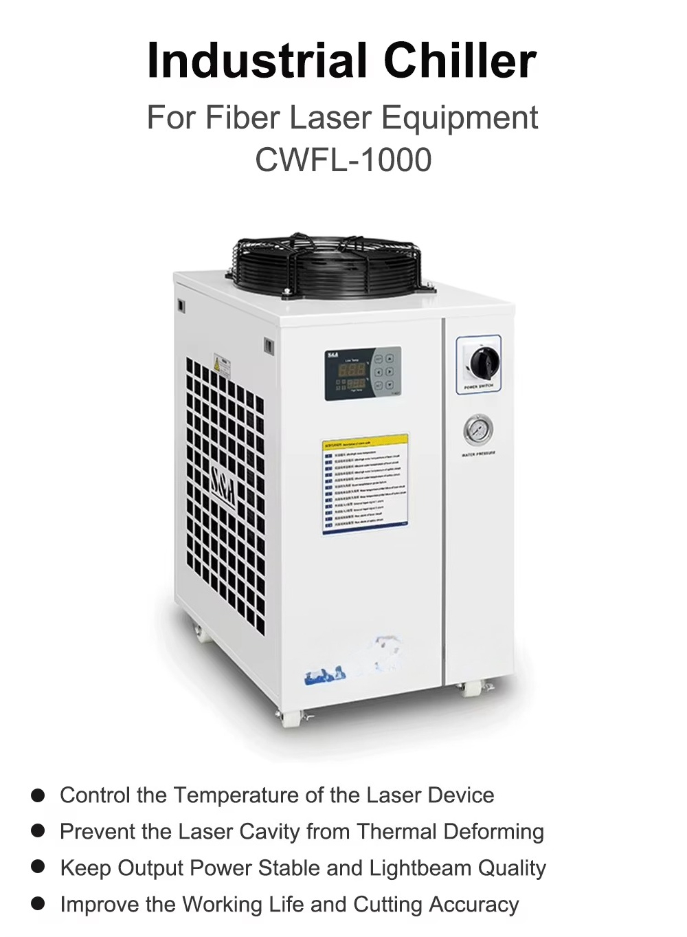 Air Water Chiller for Fiber La - Industrial Fiber Laser Cutting Machine 리뷰 및 가격
